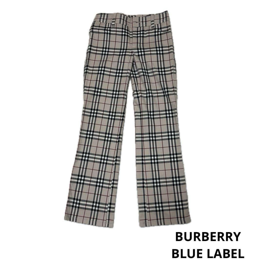 Burberry Blue Label Nova Check Allover Pants