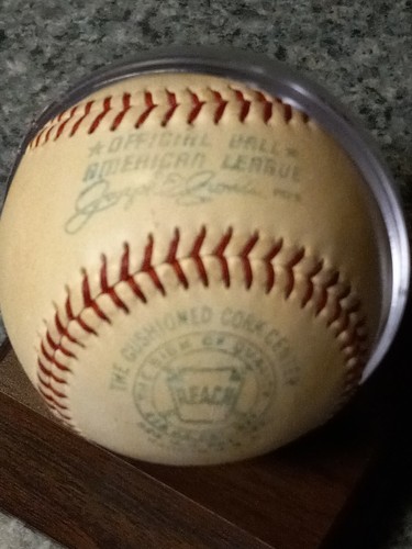 Early 1960s Carl Yastrzemski Signed Baseball Joe Cronin Reach - Picture 3 of 6