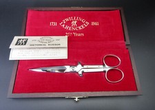 HENCKELS VTG 250th Anniversary Scissors 1981 Handmade In Germany UNUSED COND