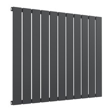 Image of Pulse Anthracite Single Horizontal Designer Radiator 600mm (H) x 770mm (W)