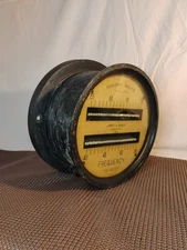 🔥vintage James G. Biddle Frahm System Frequency Indicator U.S.N. Navy Ship?