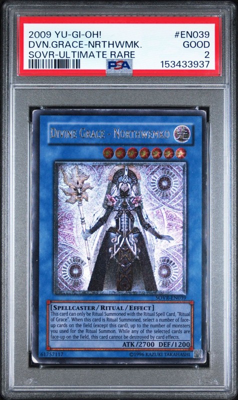 2009 YU-GI-OH! SOVR-STARDUST OVERDRIVE #EN039 DIVINE GRACE-NORTHWEMKO PSA 2