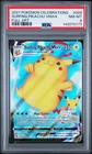2021 POKEMON CELEBRATIONS #009 FULL ART/SURFING PIKACHU VMAX PSA 8