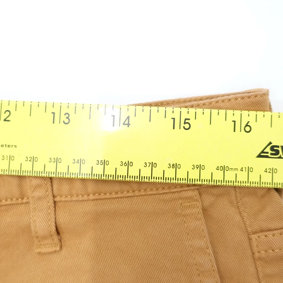 Vintage J.Crew Pants Women's 30P Brown Wide Leg Comfort Casual Pockets Zip Fly - Image 4 of 4