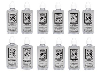 Al Cass Fast Valve Oil for Brass Instruments, 2 oz Bottle, 12-Pack