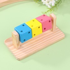 Fun Cube Hamster Toys Teeth Grinding Supplies Golden Bear Chinchilla Toy