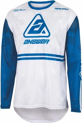 ANSWER Arkon Trials Jersey Hemd blau/weiß Gr. XXL Motocross MX MTB