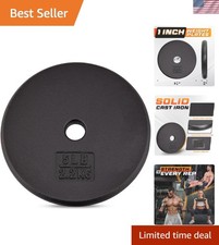 Durable Cast Iron Weight Plates 5LB to 25LB for Effective Strength Training