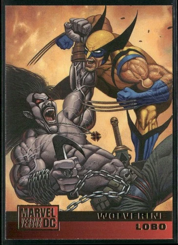 1995 Fleer DC vs. Marvel Comics #55 Wolverine / Lobo