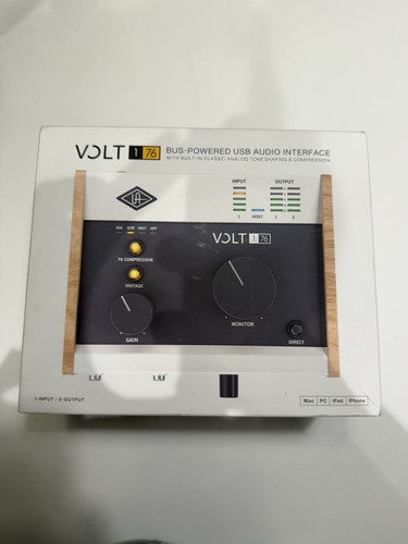 Universal Audio Volt 1 76 USB Audio Interface Bus-Powered Compressor