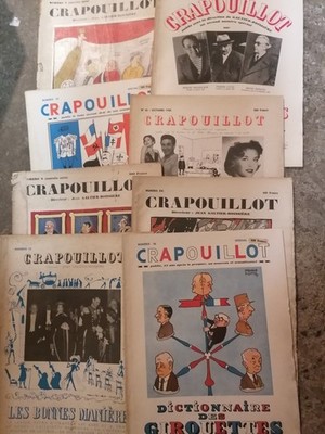 8 ALTE NO DU CRAPOUILLOT 16 19 36 37 31 42 8ET 9 NEUE SERIE KLEINER ZUSTAND