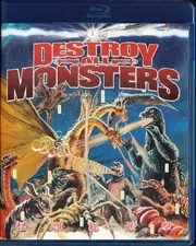 Destroy All Monsters (1968) Blu-ray  2011 disc AIP dub, bonus features Godzilla