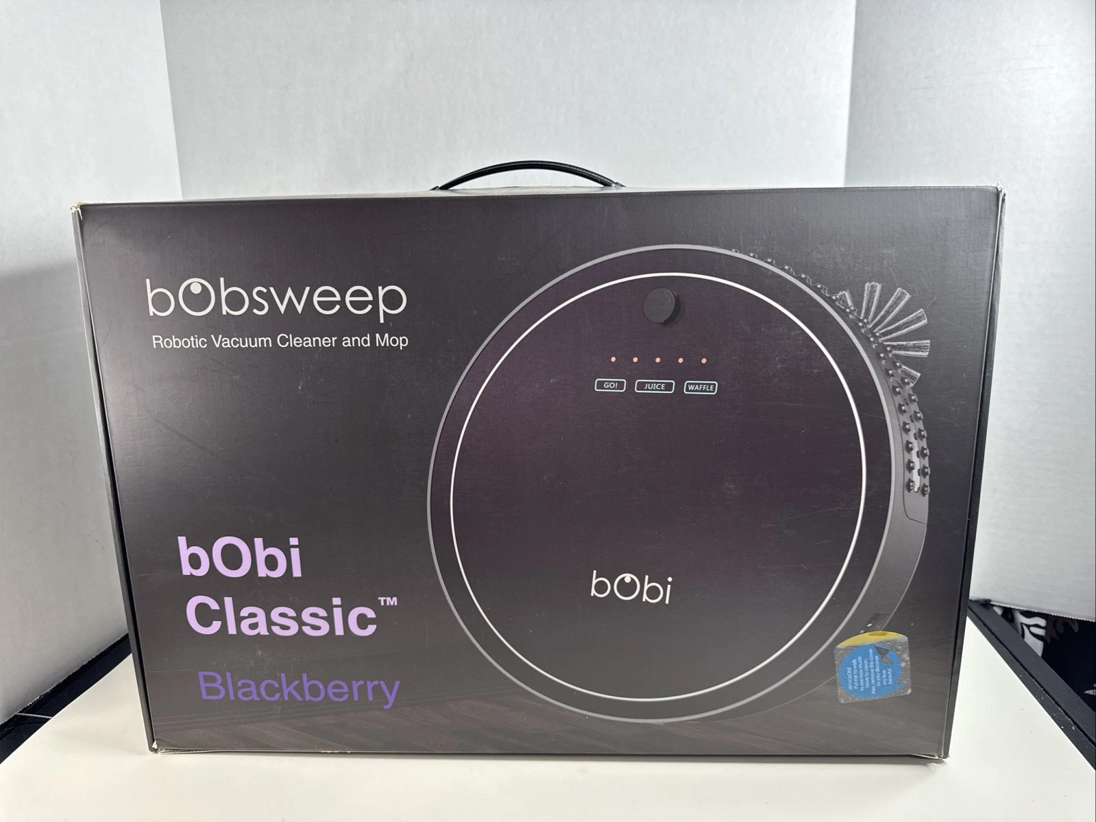 bObsweep bObi Classic Robotic Vacuum Cleaner Mop Black Auto Docking Recharging
