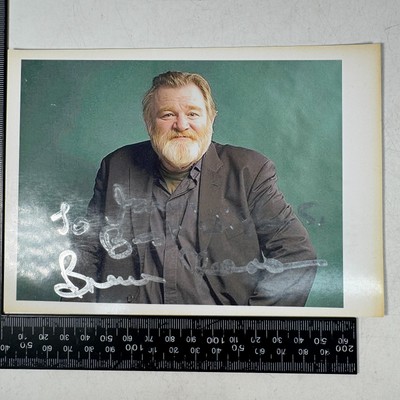 Brendan Gleeson Schauspieler Braveheart Harry Potter Paddington Autogramm signed Foto