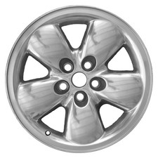20x9 5 Spoke Refurbished Aluminum Wheel Metallic Polished 560-02167 20x9 5 Spoke Refurbished Aluminum Wheel Metallic Polished 560-02167