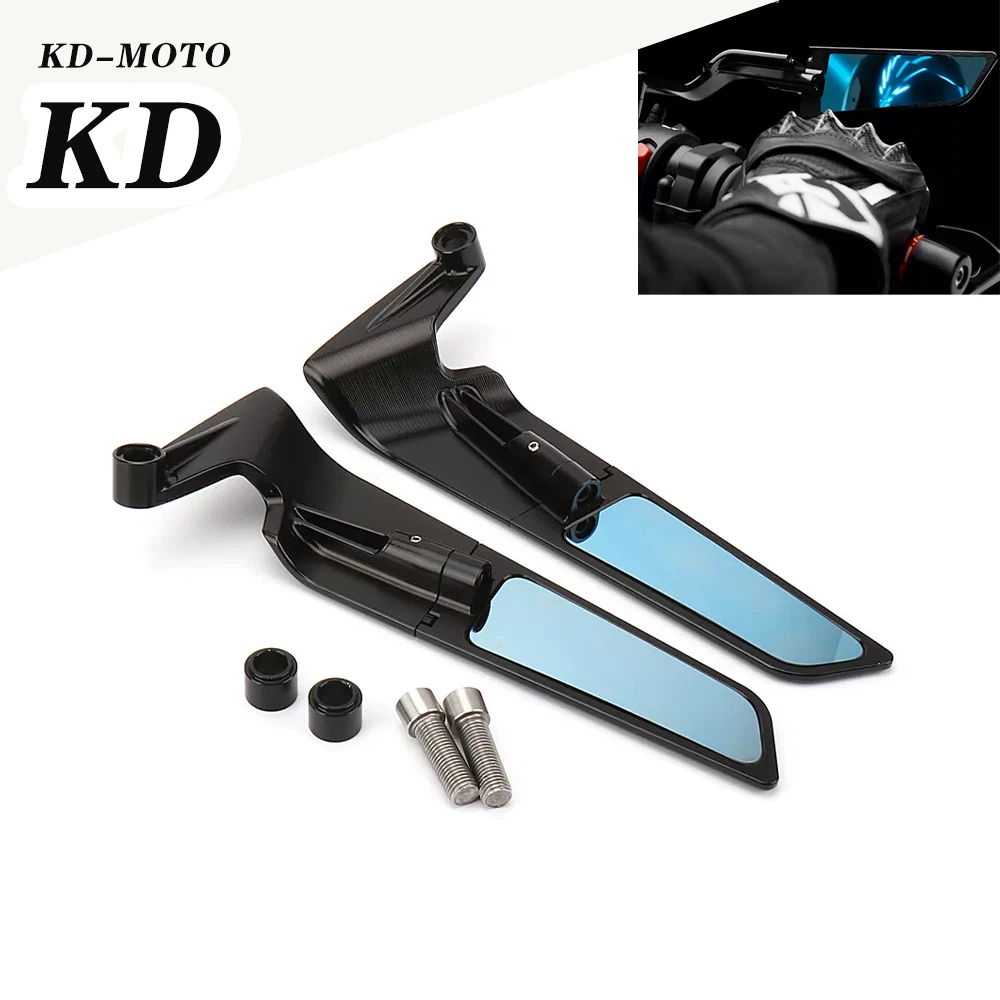 Motorcycle 360° Adjustable Universal Rearview Mirrors For Honda CB650R 2021-23