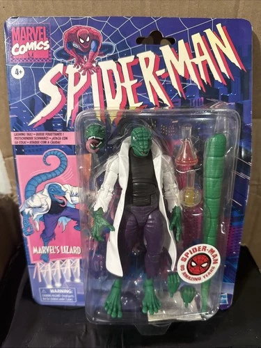 Marvel Legends Lizard 2022 Retro Clásico 6" Walmart ¡Caja de daños exclusiva! Barato