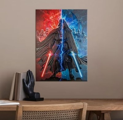 Star Wars Limited Edition Displate ''The Dark Side''   Neu