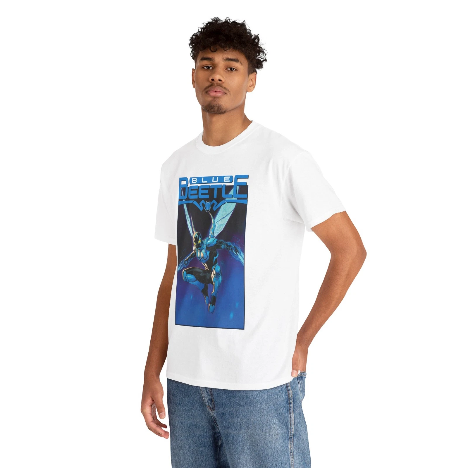 Blue Beetle T-Shirt - Dan Mora Art - Jaime Reyes - DC Comics