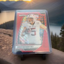2025 Panini Prizm Draft Picks - Christian McCaffrey #194 Red /125 49ers