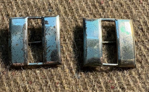 WWII US Army USAAF Sterling Captain Rank Bars ~ British Made ~ JR Gaunt London