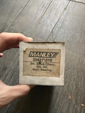 Manley 33431 .010 Main Bearings Small Block Chevy Sbc Vintage Small Journal Nos