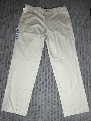 Dockers Signature Khaki Classic Fit Pants Men's 38x32 Tan Lux Cotton Stretch NWT