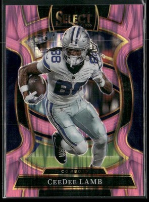 2025 Panini Select #98 CeeDee Lamb Pink Prizm Shock