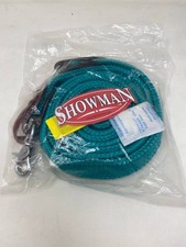 Showman 8' Flat Cotton Roping/Barrel Reins w/ Scissor Snap Ends