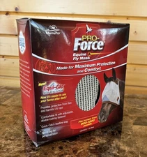 Pro-Force Equine Fly Mask | Horse Fly Mask with UV Protection | Adjustable Fit 