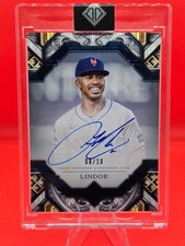 2025 Topps Transcendent Francisco Lindor Blue Foil Auto 8/10 #TAC-FL