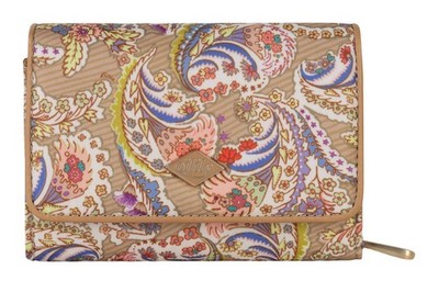 Oilily Zina Wallet Geldbörse Amber Gold beige bunt Neu