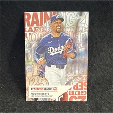 Topps 2025 Series 1 Training Grounds Mookie Betts #TG-17 Dodgers Insert Card