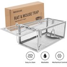 Humane Rat Trap - Catch & Release Chipmunks, Squirrels, Rats & Mice, Metal Cage — photo 4