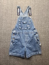 Vintage Bum Equipment Shortalls Womens S Relaxed Fit Denim Overalls Bibs 90s Y2K