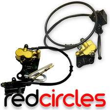 12mm CLASSIC PIT BIKE FRONT & REAR BRAKE CALIPER SET 50cc 110cc 125cc PITBIKE