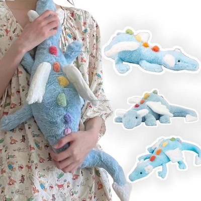 60-100CM Flying Dragon Plush Pillow Soft Cartoon Cute Gift Decor Toy