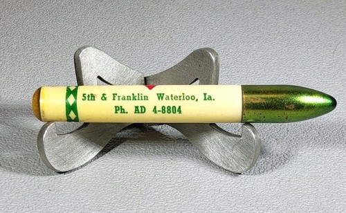 Vtg. Pocket Toothpick Holder ~ Vern R. Davis - Conoco Gas - Waterloo, Iowa. #-28 - Picture 5 of 15