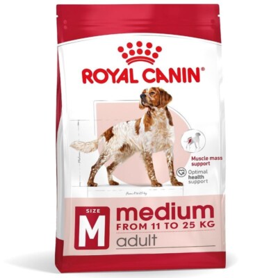 Royal Canin Medium Adult 15kg Trockenfutter für Mittelgroße Hunde Hundefutter