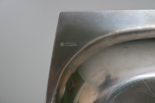 AS Stainless 18/8 Sweden Divided Serving Tray Dish 12.5" x 8" - Picture 9 of 12