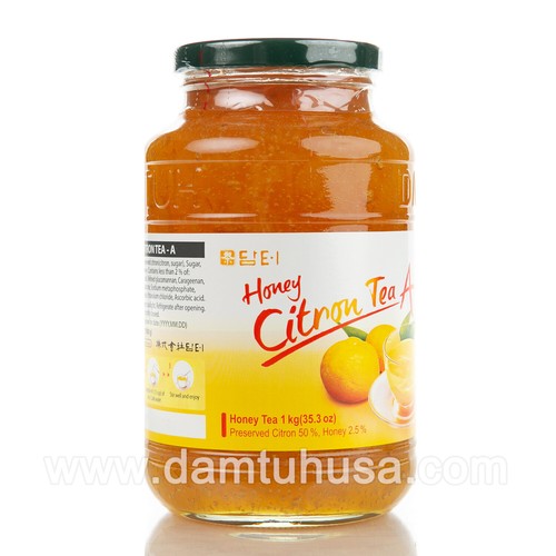 DAMTUH Marmelade Honig Koreanischer Zitronen Tee - 2,2 Pfund (1 kg), 1 Flasche - Bild 2 von 5