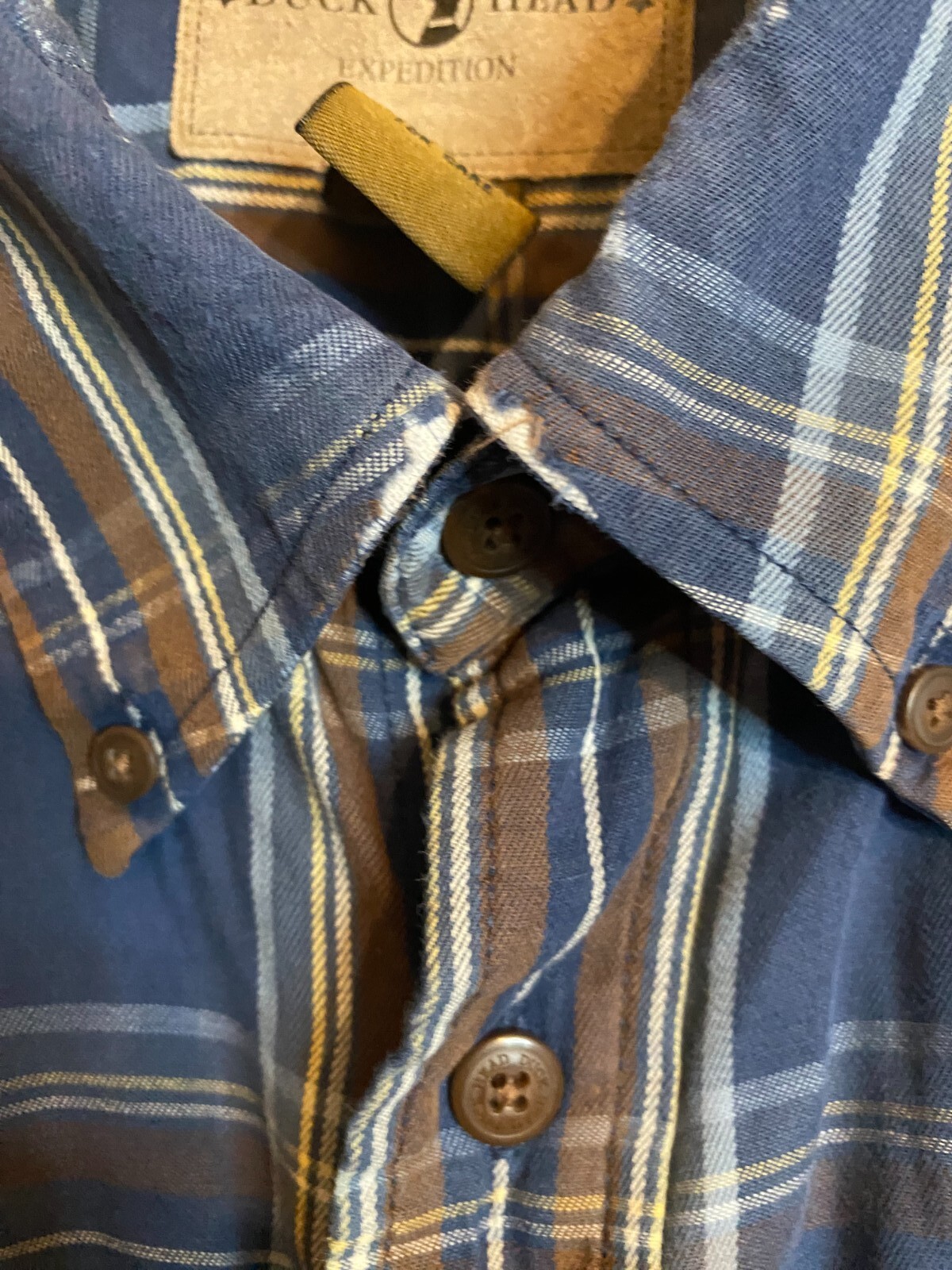 Duck Head Expedition Button Down Plaid Shirt Size… - image 5