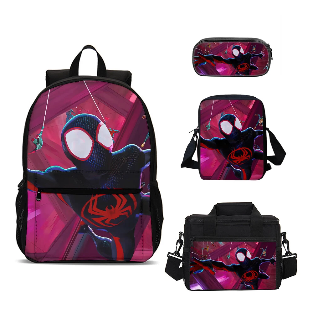 Pink spiderman backpack top