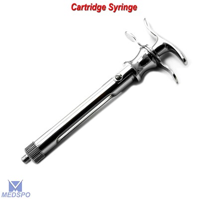 Dental Instruments Cartridge 1.8 ml Aspirating Syringe Anesthetic Lab Instrument