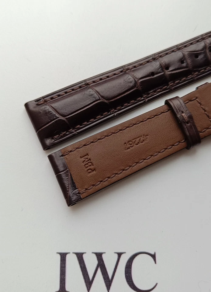 IWC Portugieser Cronógrafo 20/18 Correa Marrón para Hebilla de Pasador Foto 2 de 4