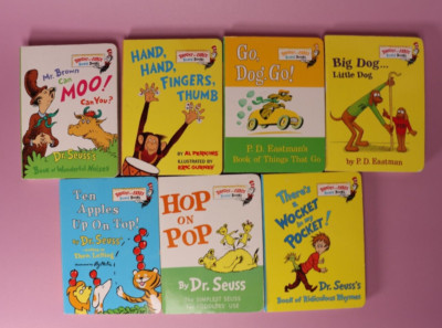 Lot of 7 Bright and Early Board Books by Dr. Seuss - Children/Toddlers/Kids