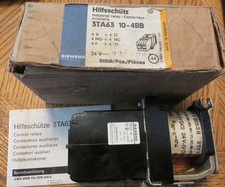 NEW NOS Siemens Hilsschutz 3TA60 10-4BB Industrial Relay 24 Volts D/C