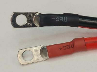 Winch Quick Disconnect Cable — 4ft Red 2 Gauge High Amp Wire, Tow & Haul Use