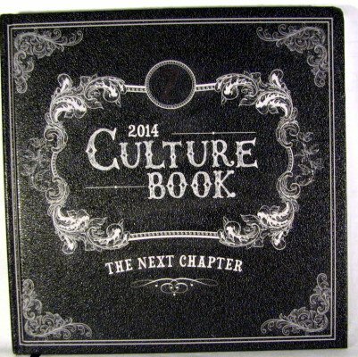 Zappos 2014 Culture Book The Next Chapter Silver Gilt Hardcover