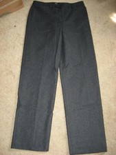 Women Gray GAP Lined Wool Blend Dress Pants 10